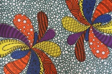 100% Polyester Two Sides Printed Wax Fabrics