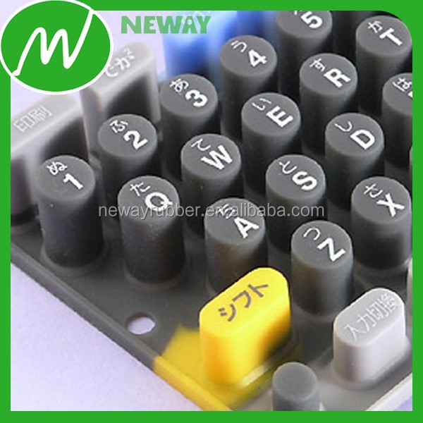 Carbon Pill Conductive Rubber Silicon Keypad