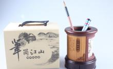 Fine bamboo pen holder