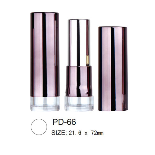Round Plastic Cosmetic Lipstick Container
