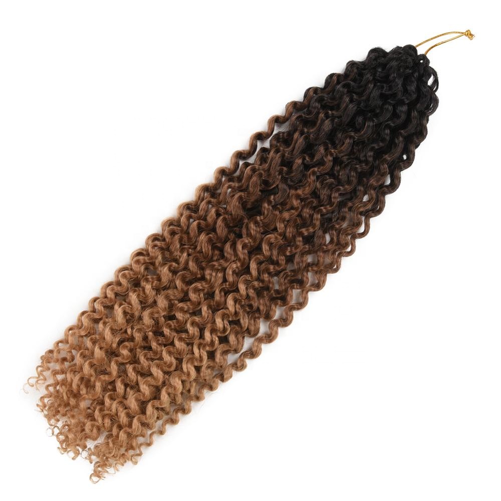 low price vital synthetic braiding hair bohemian braid crochet hair water curl 18inches