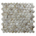 Hexagon de vidrio Mosaico Arte Muralla Muro Backsplash Tejas