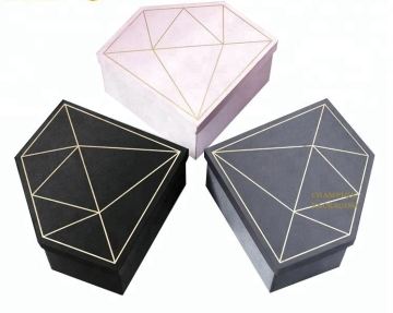 Luxury Cardboard Heart Shaped Flower Gift Box