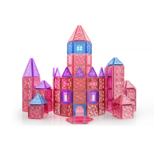 Hot Selling Children's Novelty Gift: Magnetic Pink Diamond Building Blocks Set