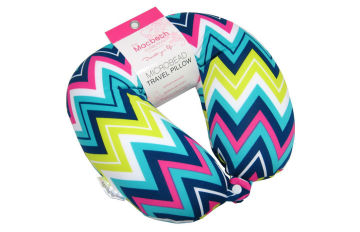 Microbead Travel Decorative Pillow Fabric , Customized Neck Pillow