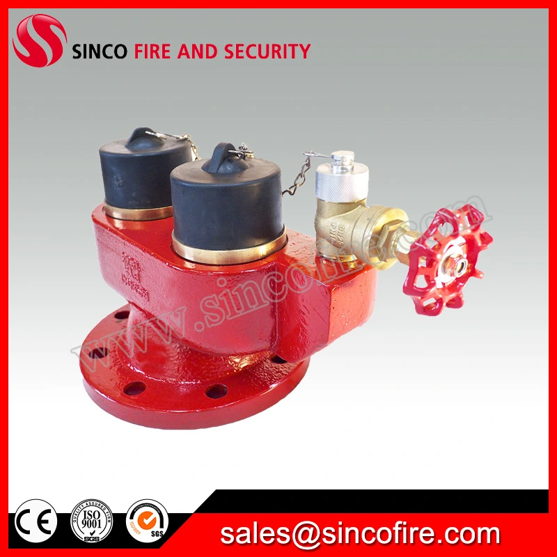 2 Way Breeching Inlet Fire Hydrant Valve