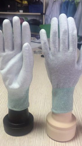 LN-8003 Nylon Carbon Fiber Safety Equipment ESD Working Gloves
 LN-8003 Nylon Carbon Fiber Safety Equipment ESD Working Gloves