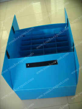 Collapsible corflute plastic divider boxes