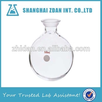 Borosilicate Glass Receving Flasks, Heavy Wall,Round Bottom,Single Neck,Ball-shaped Joint