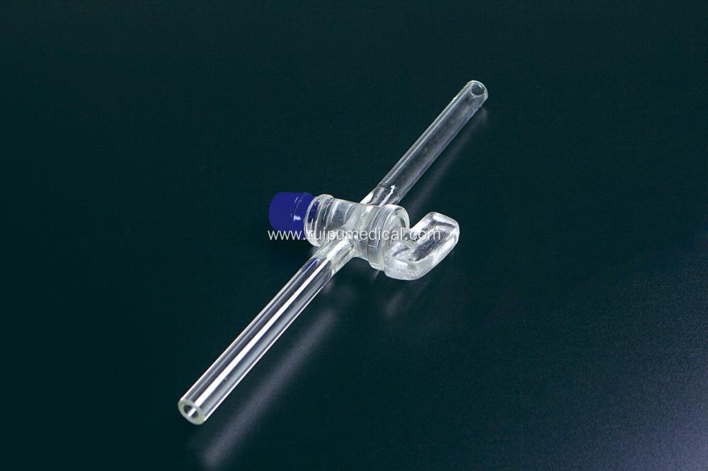 Stopcock Straight Bore Two-way PTFE/GLASS