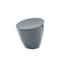 Soft Close Clear Plastic Tabletop Garbage Storage Organizer with Lid