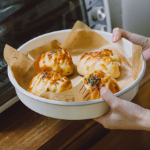 Custom Enamel Bakeware Tart Form - Carbon Steel Baking Pan with Lid