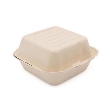 Microwaveable Disposable Containers Sugarcane Baggase Bento Food Container Bagasse Lunch Box To Go Lunch