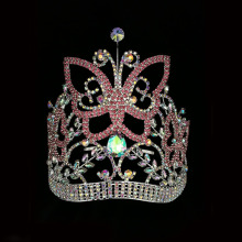 Animal Butterfly Rhinestone Tiara Pageant Crown