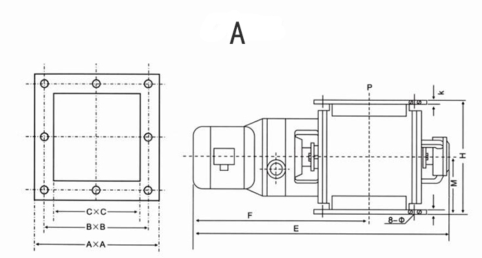 Airlock feeder cement plant spare parts stainless steel rotary airlock valve