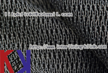 Suit Interlining weft insert knit