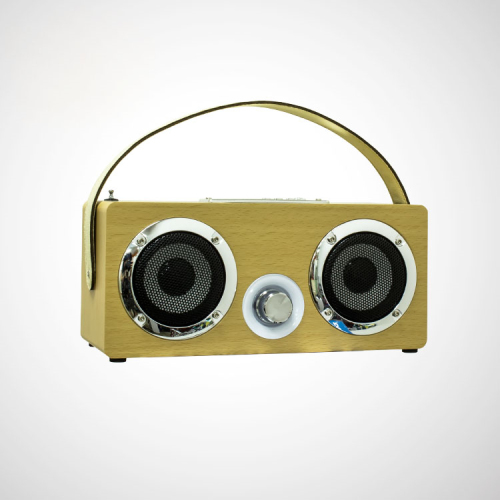 Portable Wooden Wireless Bluetooth Speaker