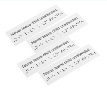 Pvc Braille Sign Braille Label