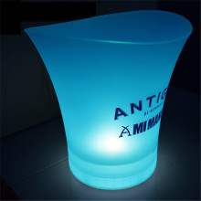 Double ice bucket Wine Coolers with leds