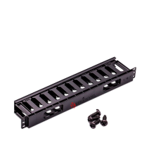 1U Horizontal Cable Manager WMPF1E 12Slots Metal Rack Mount