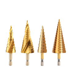 Hot Sell Carbide HSS Stepped Drill Bit Metal HSS Step Drill Bit Set