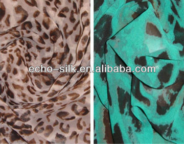 print silk george fabric