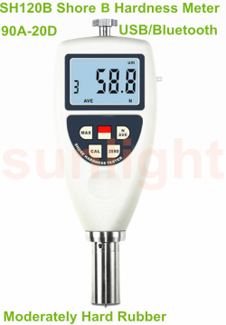 Digital Shore B Hardness Meter, Moderately Hard Rubber SH120B