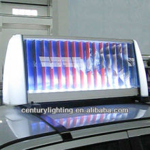rotating taxi roof light box