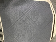 Dark Grey Ultrasonic Microfiber Fabrics