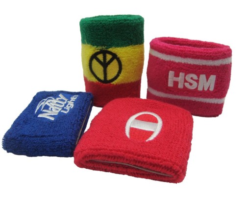 High Quality Fitness Embroidery Sport Wrist Band