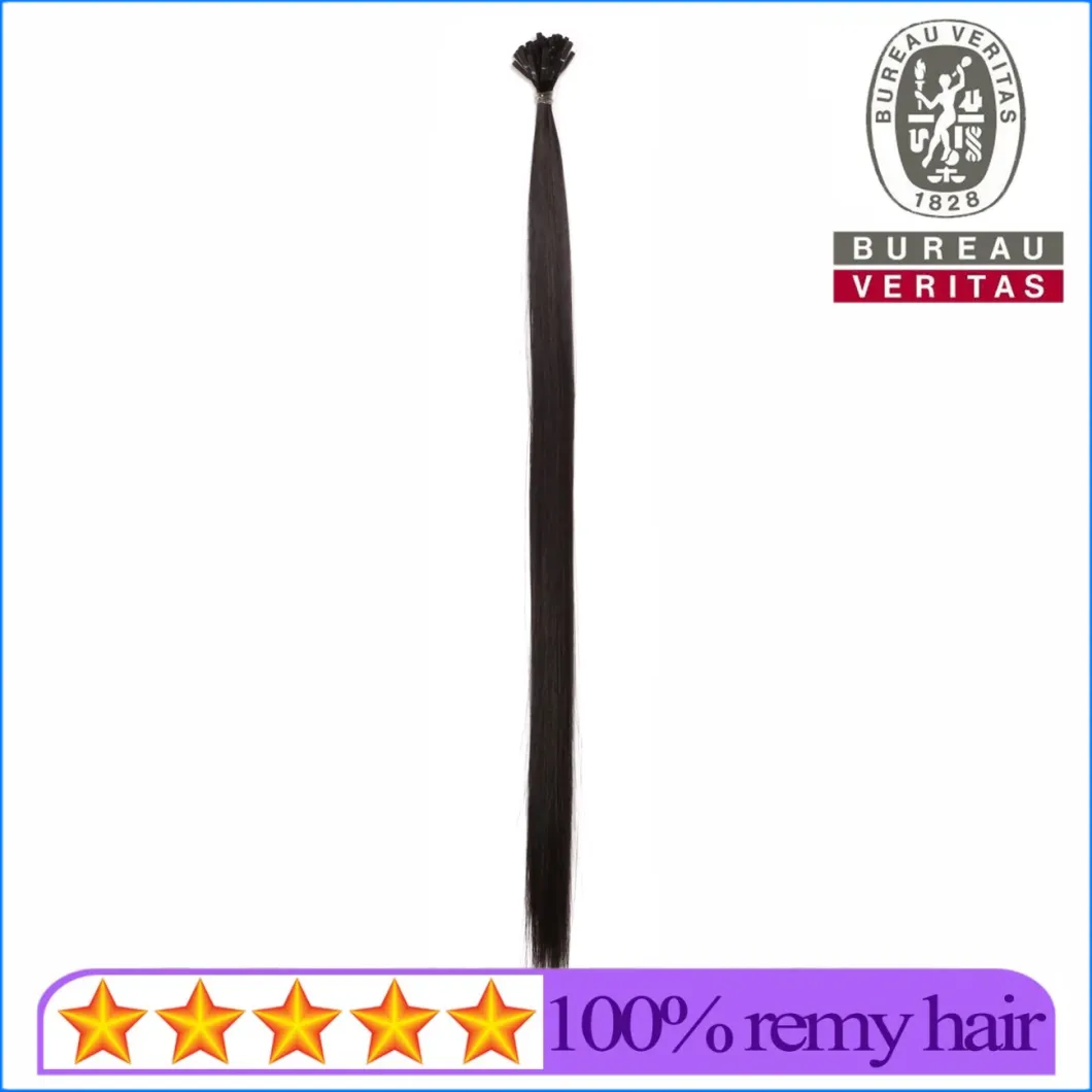 Top Quality 10A Grade 100% Human Virgin Hair Stick Flat Tip Hair Extension Remy Hair