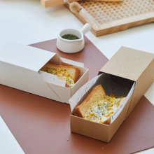Disposable Egg Drop Sandwich Tray for Thick Egg Toast