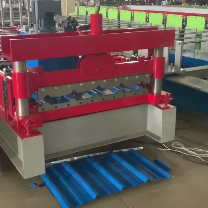 Manufacturing glazed tile roll forming production line ,roof used glazed tile machine