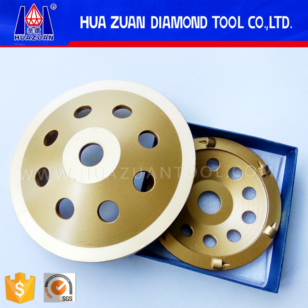 PCD Diamond grinding cup wheels for floor, PDC Cups grinding segmented disc