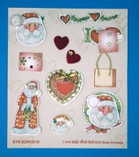 Merry Christmas Sticker, Paper, Used on Gift Wrapping, Gift DIY, Adhesive Safety Packing Sticker Disposable