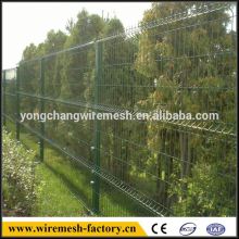 galvanized curvy welded mesh fence