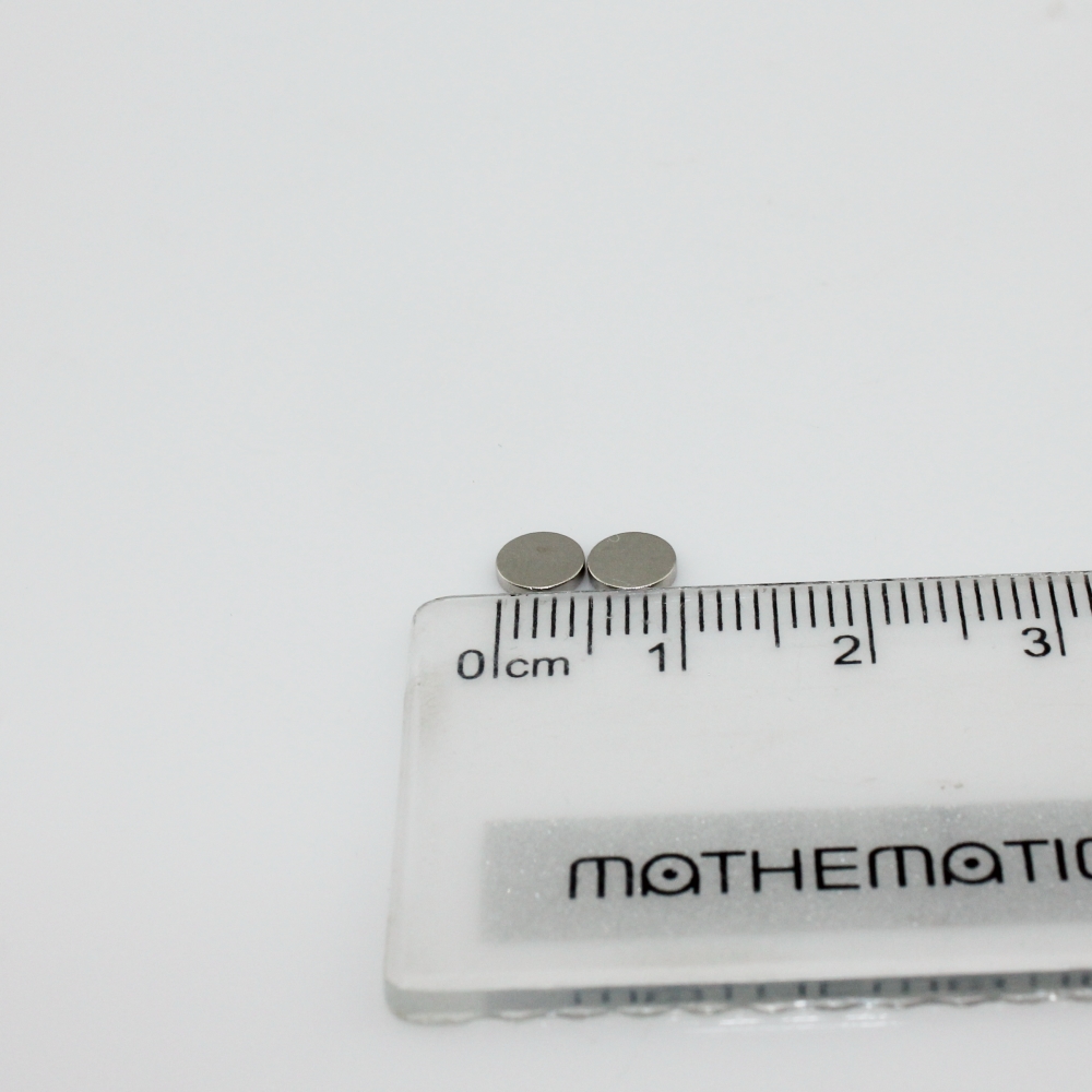 Круглый магнит из тонкого спеченного неодима N40