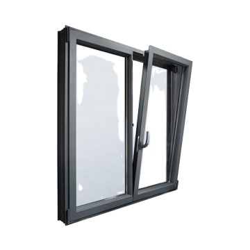 Minimalist Narrow Frame Alu Double or Triple Glazing Tilt and Turn Window