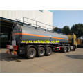 28cbm 3 Axles H2SO4 Trailers Tanker