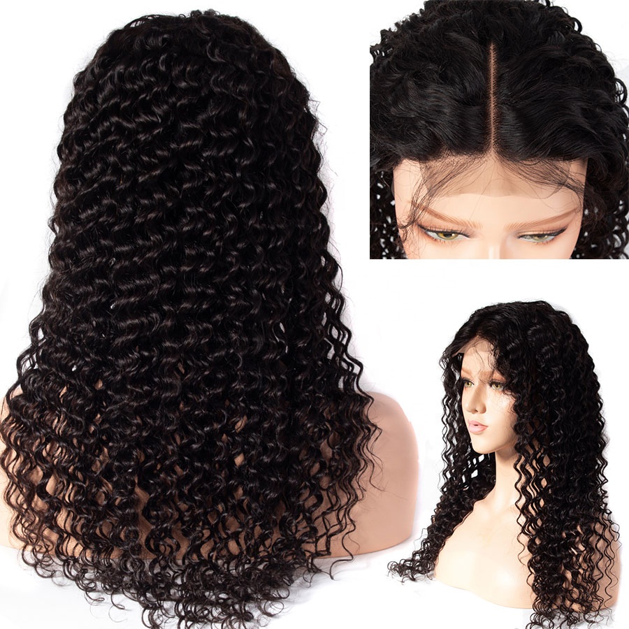13*4 Lace Virgin Wigs Malaysian Human Hair Lace Front Cheap Human Hair Braided Wigs Deep Wave Wigs for Black Women