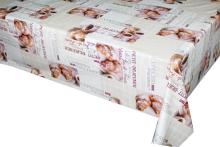 Pvc Printed fitted table covers Table Linens Round