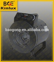 1500W ETL portable quiet modern indoor fan heater