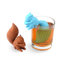 BPA-Free Squirrel-Shaped Silicone Tea Infuser for Loose Leaf Tea