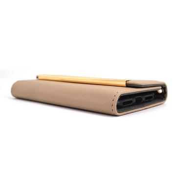 Etui à rabat magnétique en cuir pour Iphone X