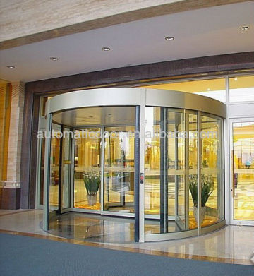 Revolving Door with two leafs
