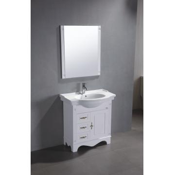 2013 簡潔なスタイル PVC バスルーム洗面化粧台/ホワイト浴室の棚