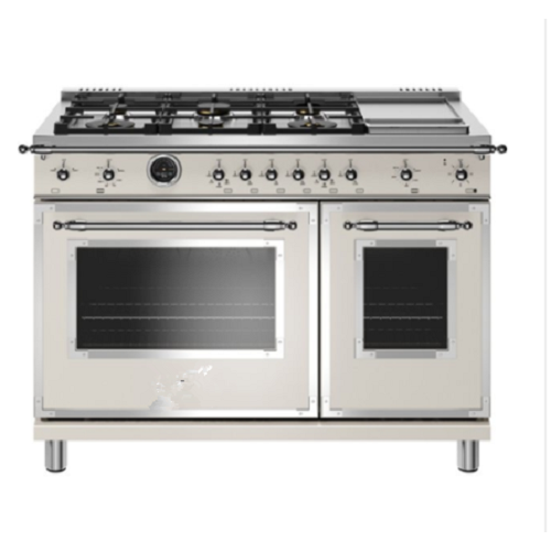 Electric Self Clean Oven 6 Brass Burners Griddle