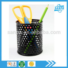 Punch Metal Pen Holder For Office