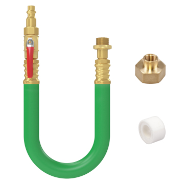 J713 Winterize Blowout Adapter with Shut Off Valve for RVs and Boats