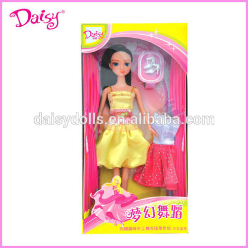 Factory 11.5 inch plastic child play doll